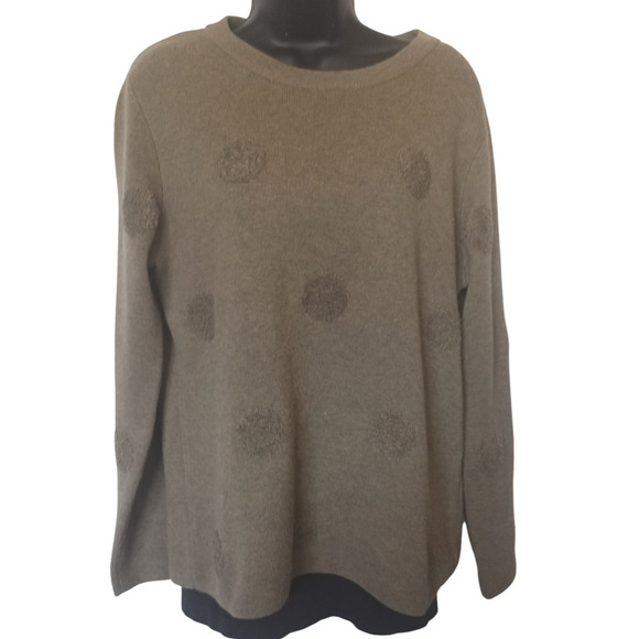 Foil Sweaters - FOIL Crew Sweater Olive Green Unisex Medium
